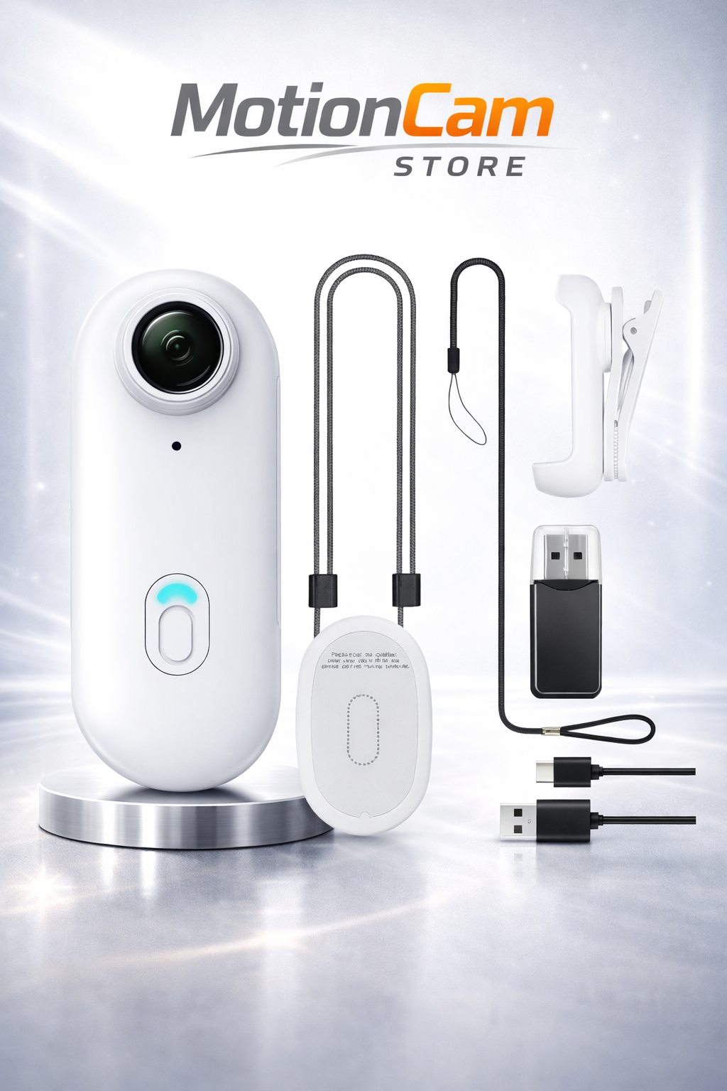 Mini Full HD Action Camera – Helmet & Handlebar Body Cam for Motorcycle Vlog & Travel