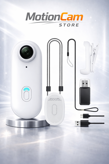 Mini Full HD Action Camera – Helmet & Handlebar Body Cam for Motorcycle Vlog & Travel